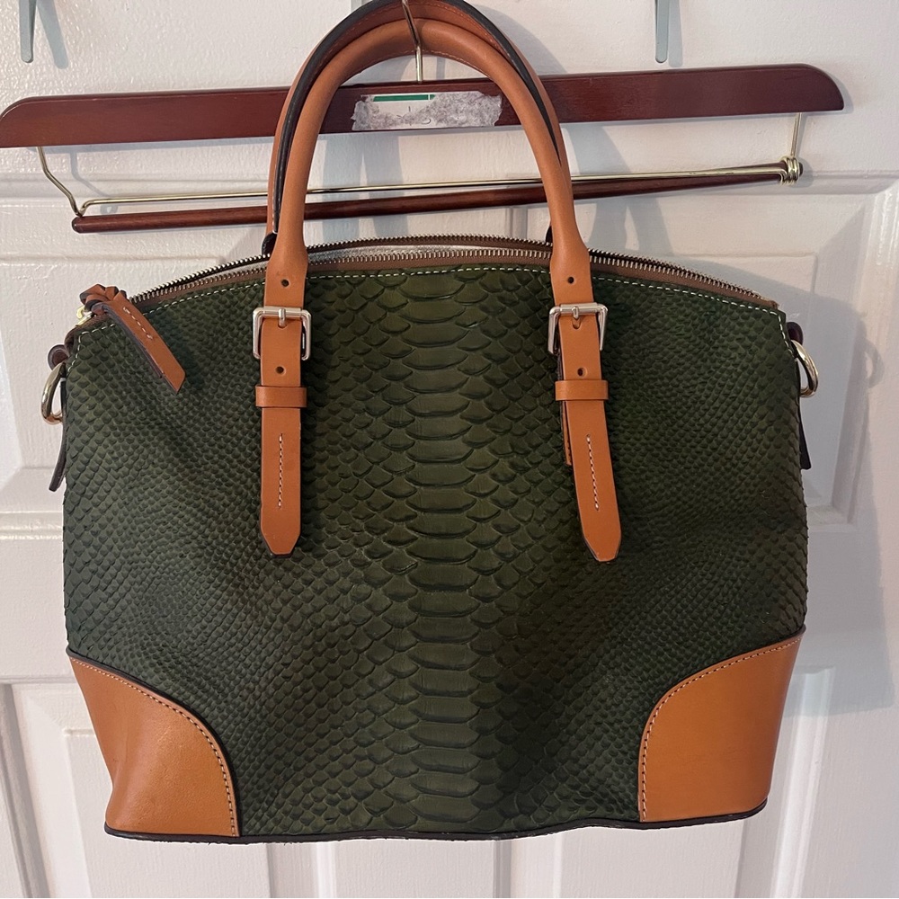 Dooney & Bourke Python Domed Satchel - image 4